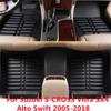 3D Waterproof Custom Car Floor Mats Front & Rear Floor Liner Styling For Suzuki Swift Alto SX4 Vitra S-CROSS
