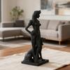 3D-печатная фигурка женщины и собаки, скульптура собаки - египетской богини, коллекционная настольная статуэтка для гостиной, спальни, книжной полки, декор для стола