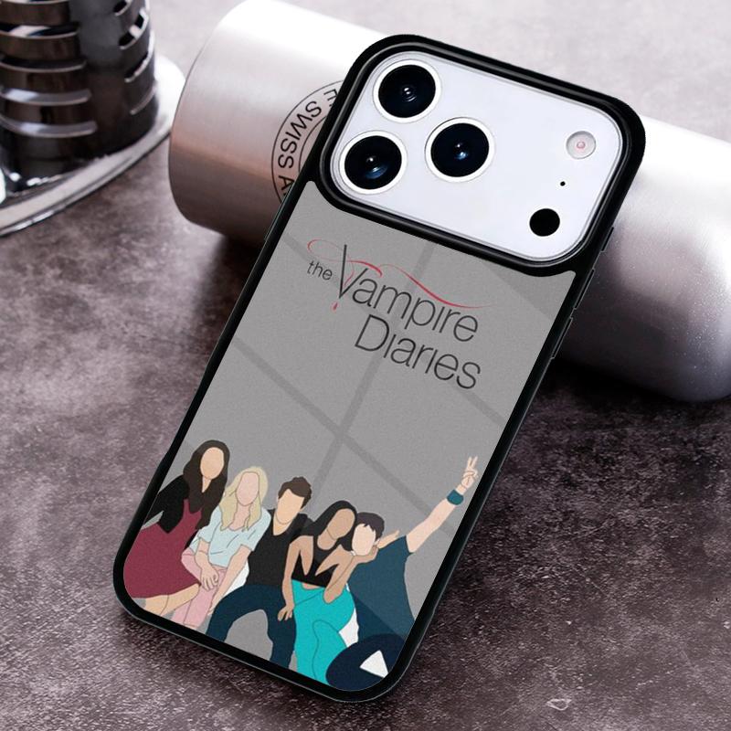 Чехол для телефона Damon Elena The Vampire Diaries для iPhone 17 16 15 14 13 12 11 Pro Max Plus 17Air Мягкий силиконовый чехол
