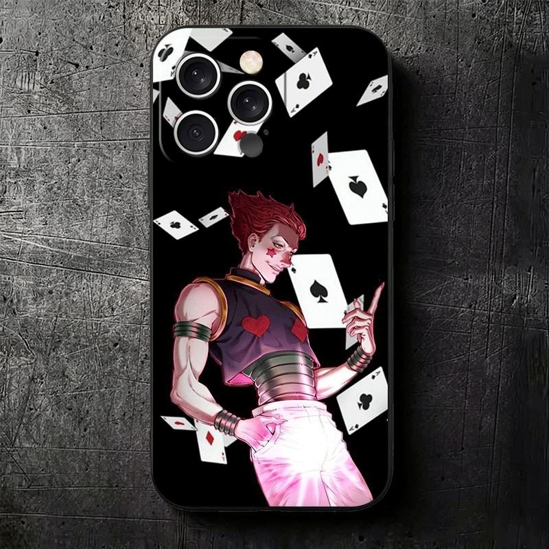 Hunter X-Hunters Hisoka Soft Phone Case for iPhone 16 16E 17 Air 15 Pro Max 14 Plus 13 Mini 11 12 7 Black Cover Back Shell