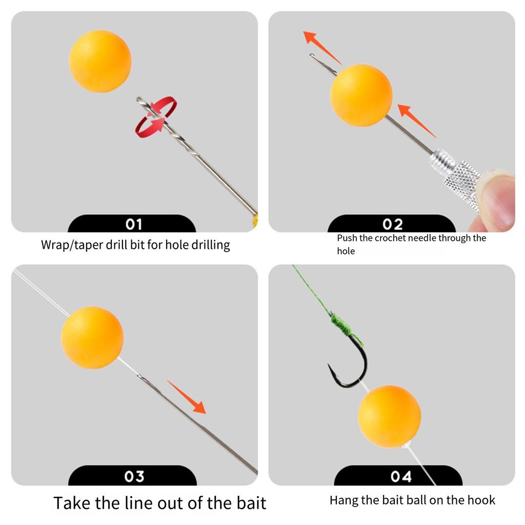 5Pcs Carp Fishing Tackle For Rigging Baits Lures Carp Fishing Fishing Baits Needle Set Carp Fishing Baiting Rigs Tool