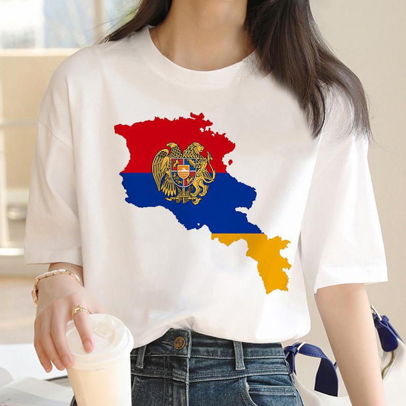 Armenia Tshirt T Shirt Female Print Japanese Grunge Harajuku Kawaii Tshirt Ulzzang