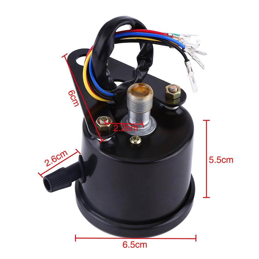 VGEBY1 Светодиодный Мини Спидометр Индикатор Механический Прочный Долговечный Использование Мотоцикл Универсальный Подсветка Пробег