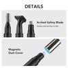 3in1 Electric Ear Nose Hair Trimmer For Men USB Charging Portable Nose Hair Trimmer For Men Women Ear Nose Eyebrow Facial Hair