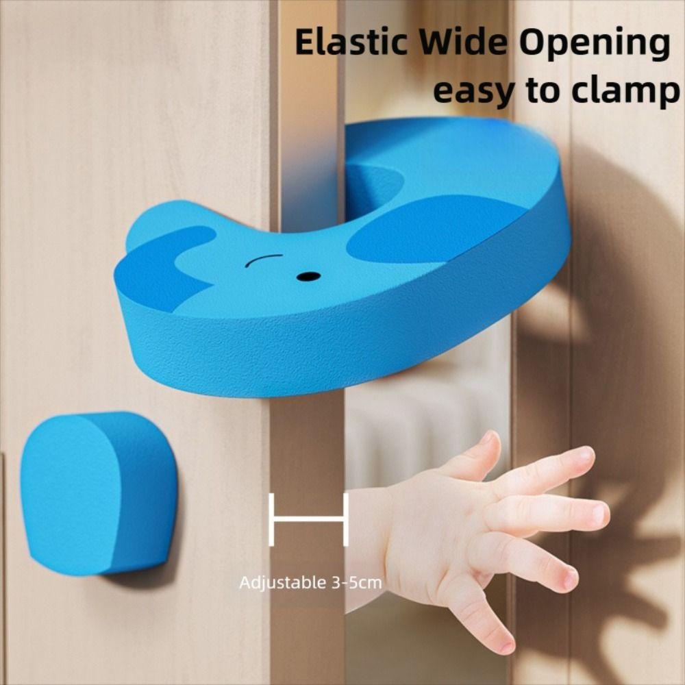 Cartoon Animals Door Stopper Baby Safety Children Finger Protector Cute Door Hinge Cover