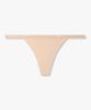 EMPORIO ARMANI UNDERWEAR Женские стринги с логотипом-орлом и эластичной лентой_Натуральный 0826310518