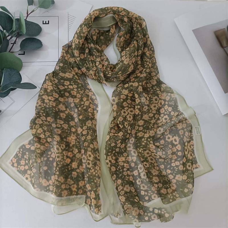 Шарф Lotus Pond, оптовая продажа, длинный женский шарф, пляжный шарф, лунный свет, тонкий летний солнцезащитный шарф Lotus, шарф