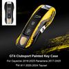 Для Porsche Panamera Cayenne Macan 718 Cayman Boxster 911 Taycan Автомобиль 92 Персонализированный Чехол для Ключей Защитный Чехол Крышка для Брелока Дистанционного Управления