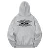 Khg0077 Флисовая толстовка «Добро и Зло» - Серая