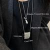 With Water Bottle Pendant Sweater Chain Necklace Women Choker  for Fashion Enthusiasts