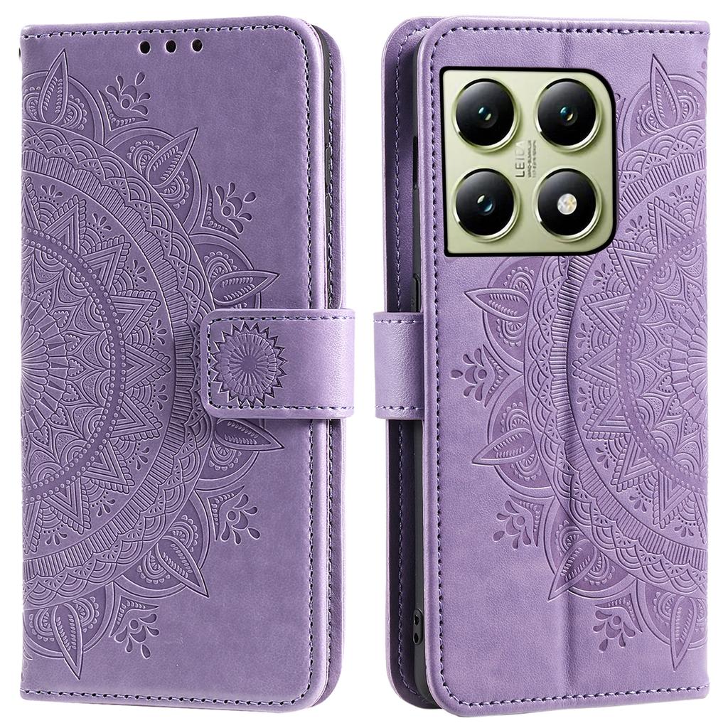 Для Xiaomi 14T Чехол-подставка с оттиском тотема Кошелек из ПУ-кожи Чехол для телефона