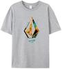 Новая футболка Four Seasons Лучший дизайн Volcom 100% хлопок Отличное качество Комфортный топ Черный Подарок к празднику Топ Мужская Женская футболка