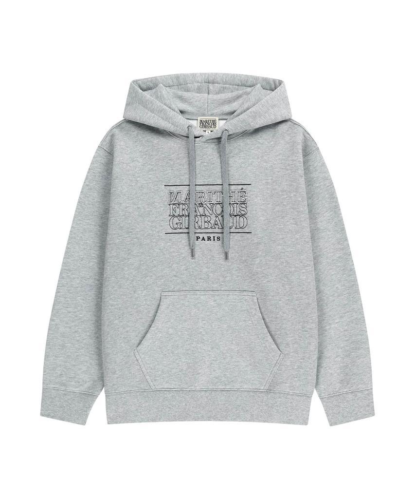 Толстовка с капюшоном Marith + Franois Girbaud Classic Logo Applique Mix Хизер Серый