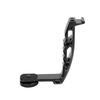 Aluminum Alloy Gimbal L Bracket Handle Grip Stabilizer Accessories 1/4 Inch Screw with Cold Shoe