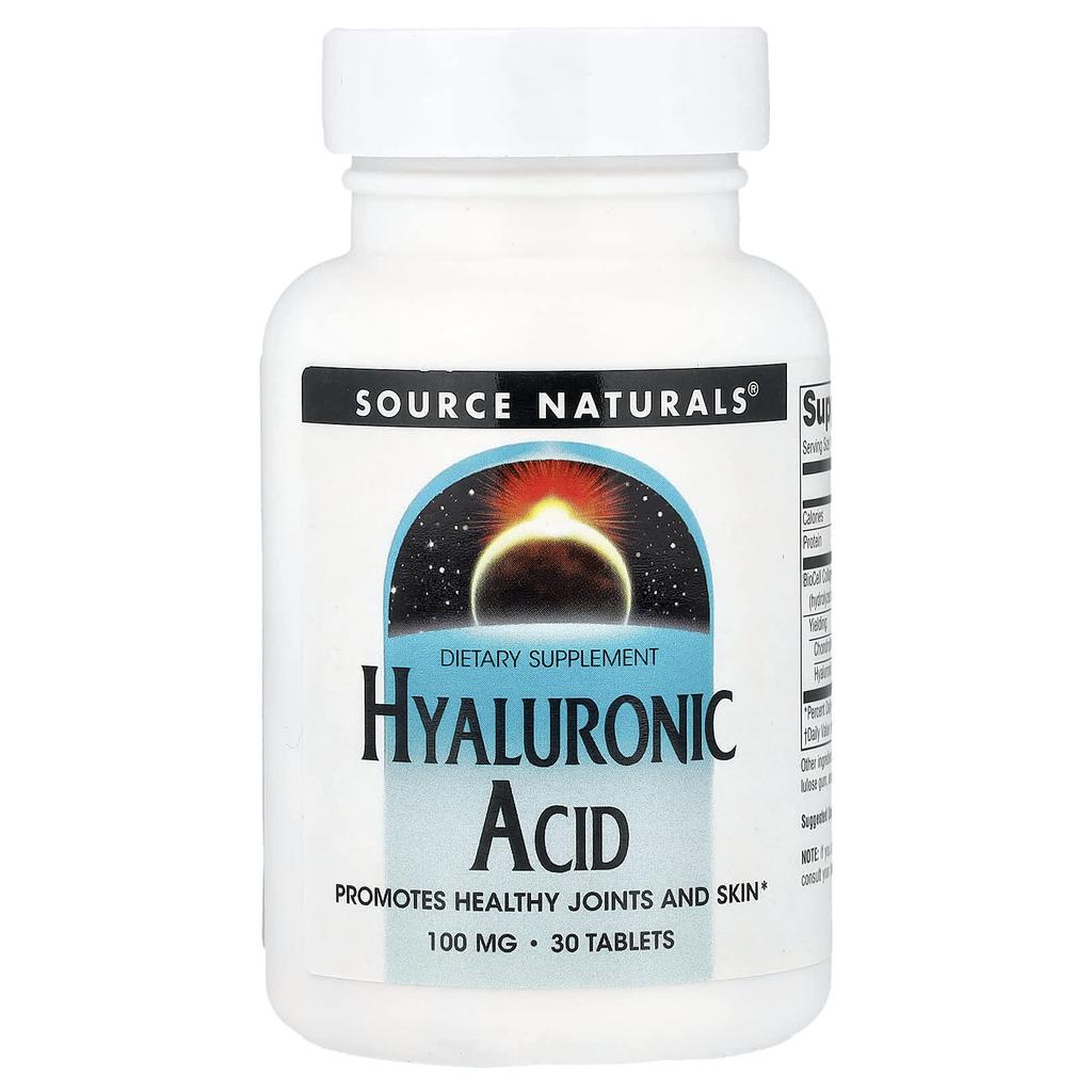 Hyaluronic Acid, 100 Mg, 30 Tablets