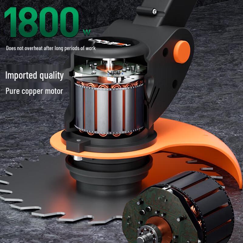 Беспроводная электрическая газонокосилка Lichen, штепсель CN (адаптер в комплекте)