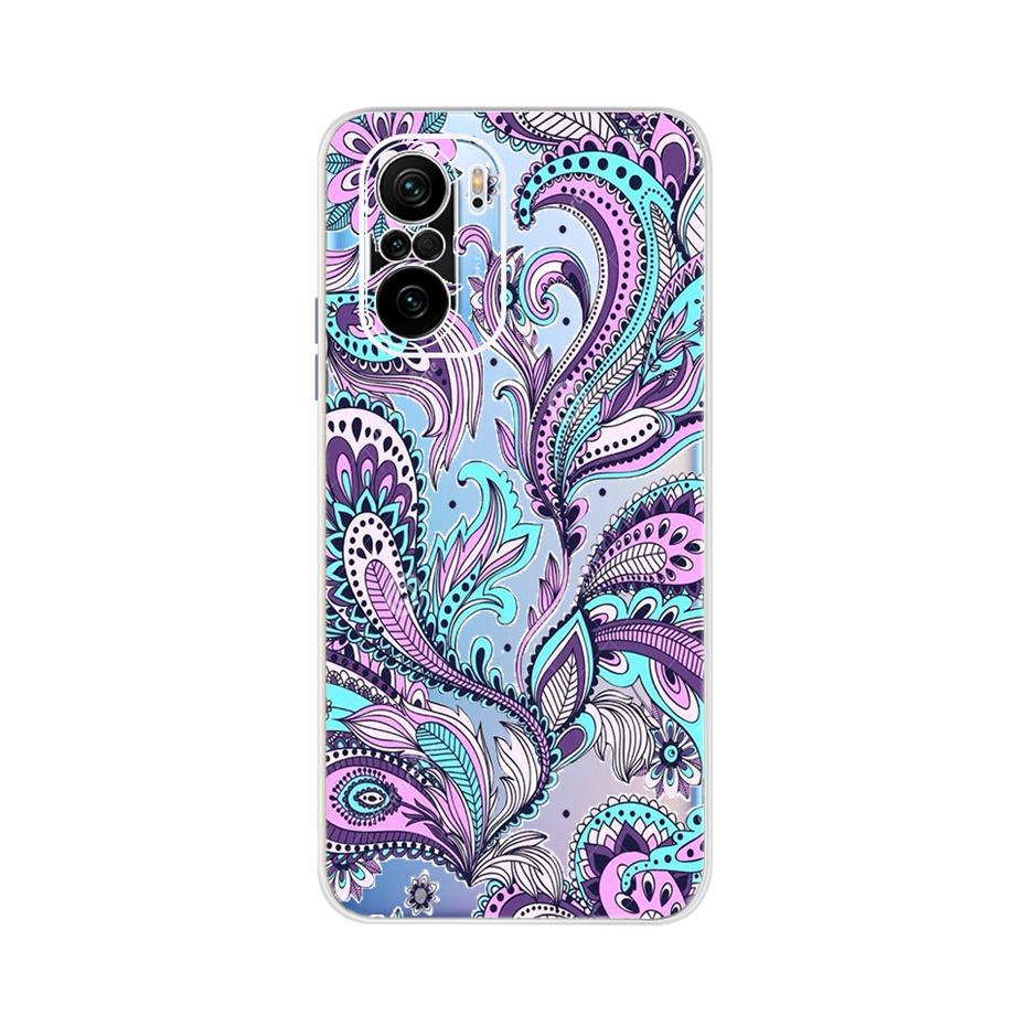 2021 Fashion Cartoon Phone Case For Xiaomi Poco F3 Case Female Soft TPU shockproof Bumper Funda For Xiaomi pocof3 Poco F 3 Cover