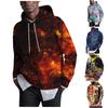 Men's Loose Printed Hooded Sweatshirt Men's Casual Fashion Sports Sweatshirt