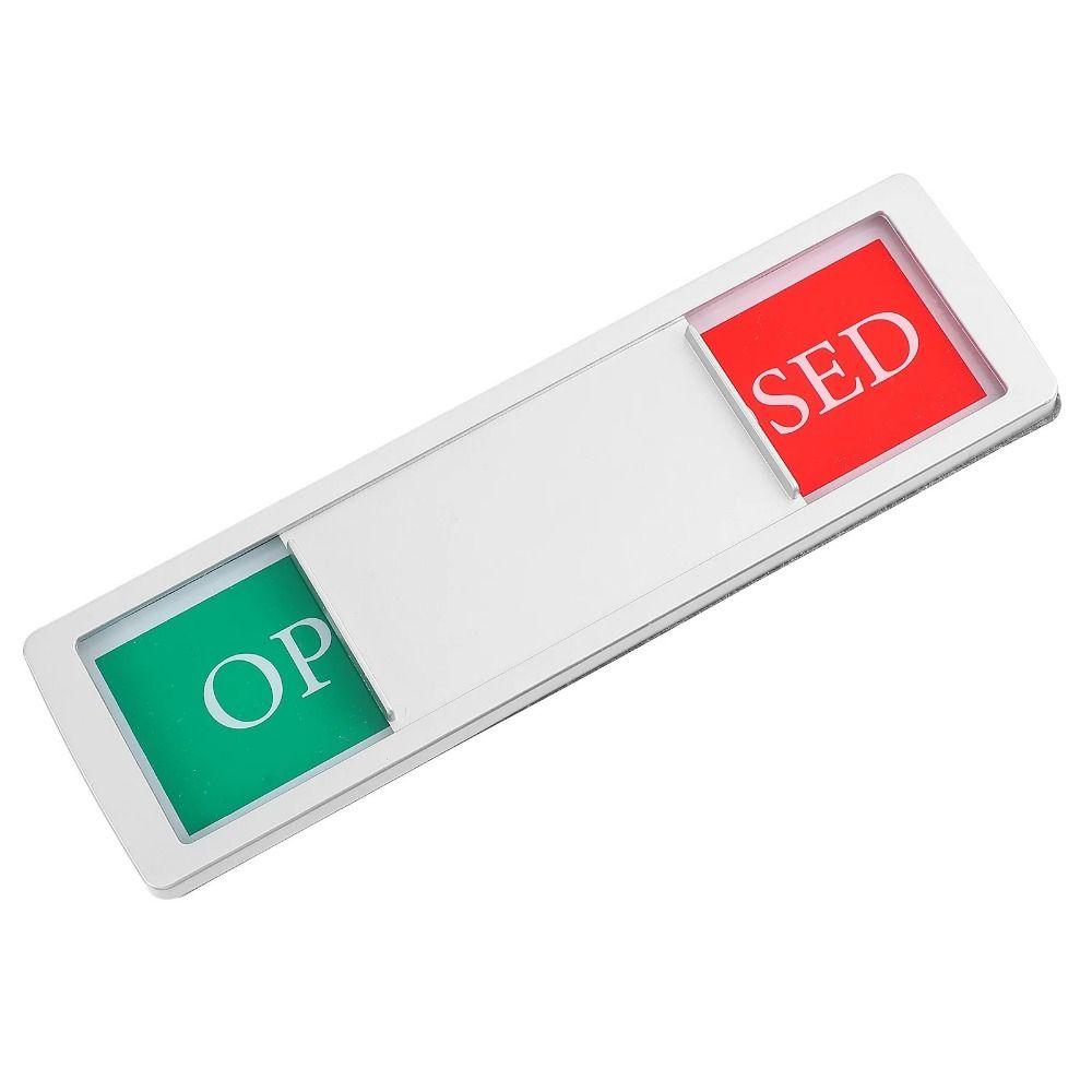 Знак-слайдер «СДЕЛАЙ САМ ЗАКРЫТО» Двусторонний знак «ОТКРЫТО ЗАКРЫТО» Широкое применение Знак приватности Туалет