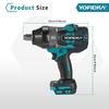 Yofidra 3300N.M 3/4" Brushless Electric Wrench 4 Gears Cordless Rechargeable Efficient Car Repair Power Tools For 18V-21V Battery