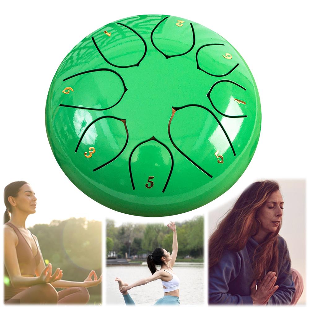 6-дюймовый 8-нотный ручной барабан Rain Chime Rain Drum инструмент для медитации йоги