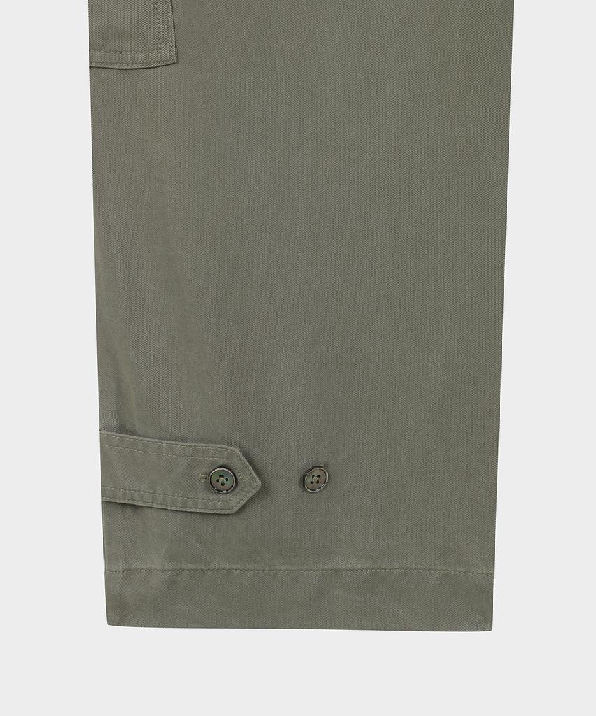 BROOKS BROTHERS [Женские] Хлопковые брюки в стиле utility (оливковый) (Bbpcwm9413Kfs)