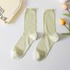 Female Spring and Summer Thin Cotton Ear Side In The Tube Ice Ice Pile Socks