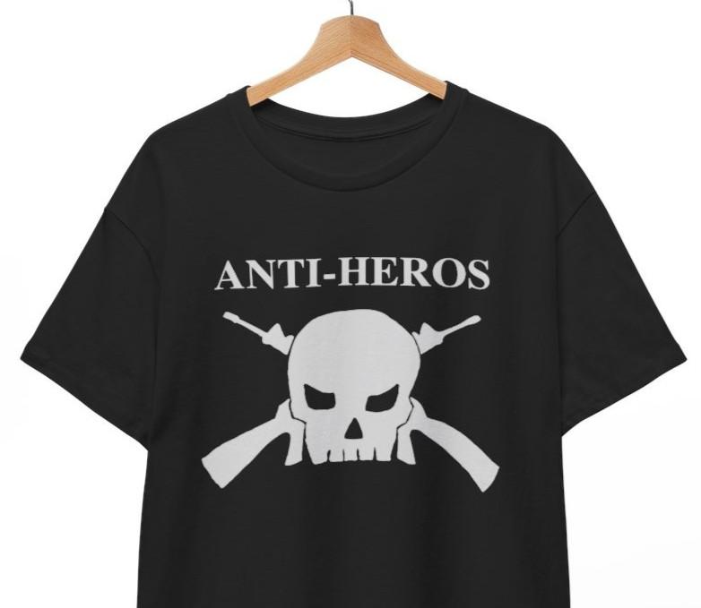 Anti-Heros T-Shirt Oi! Punk Anti-Racist Skinhead Attitude Unisex Tee