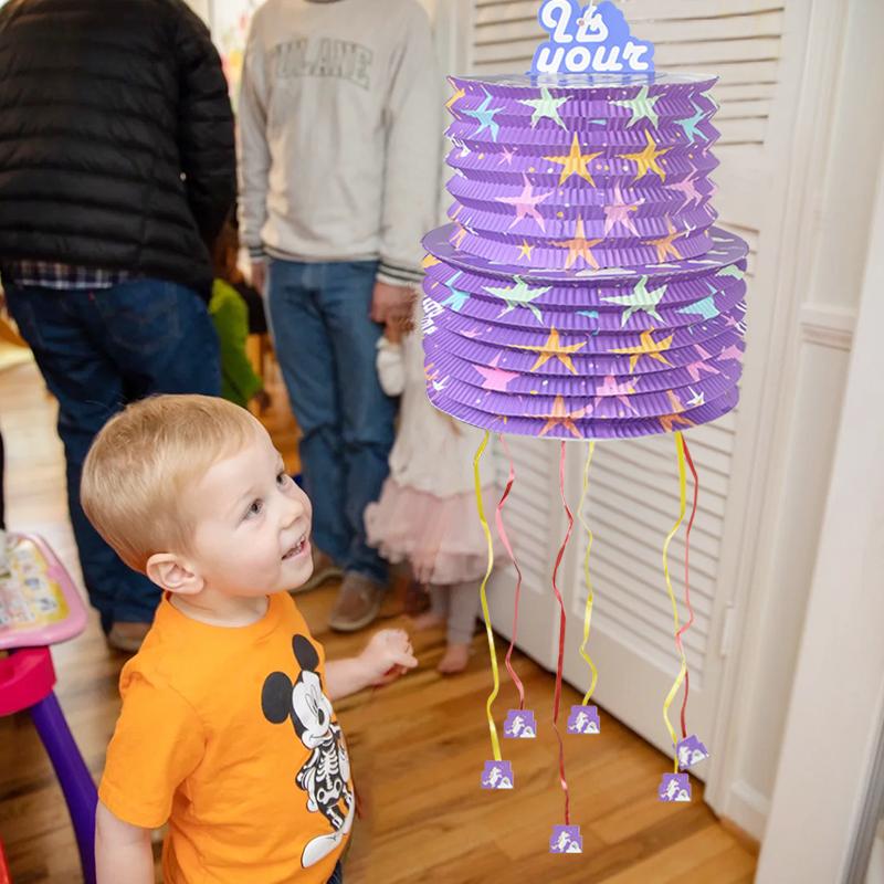 1 шт., пиньята с радужным единорогом на день рождения, милая лошадь, конфетный подарок, игрушка-пината для детей, сувениры на первый день рождения, декор для детского душа