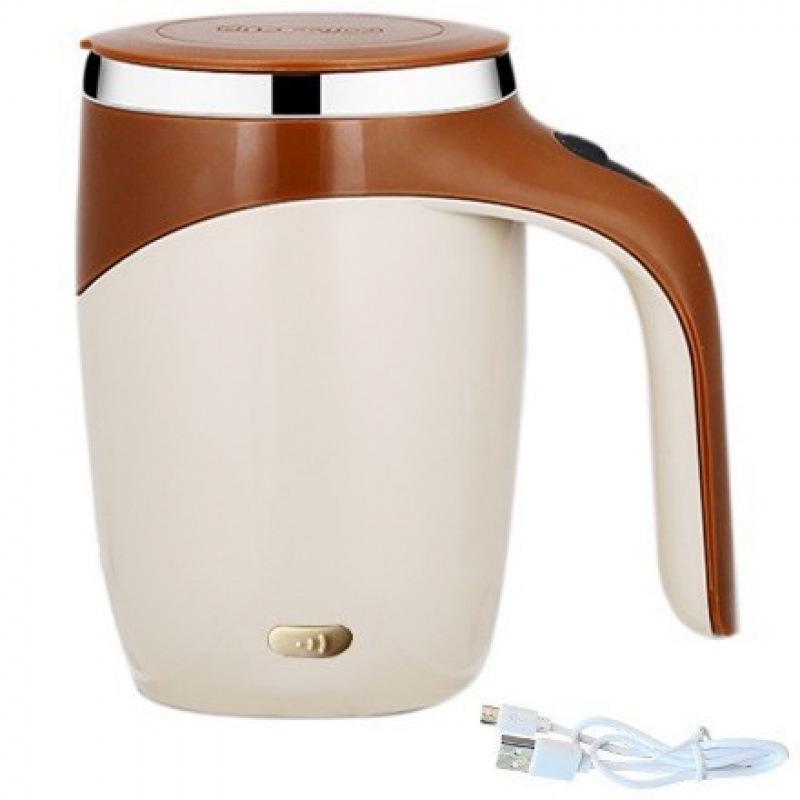 304 Stainless Steel Automatic Stirring Mug with Magnetic Rotation