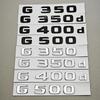 3D ABS Car Letters Logo G350 G350d G500 Sticker Rear Trunk Badge Emblem Decals For Mencedes Menz G350 G500 W463 Auto Accessories