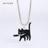 Ожерелье с подвеской в виде ножа и кошки, летние инновационные креативные нишевые хип-хоп-цепочки на ключицу, мужские и женские аксессуары