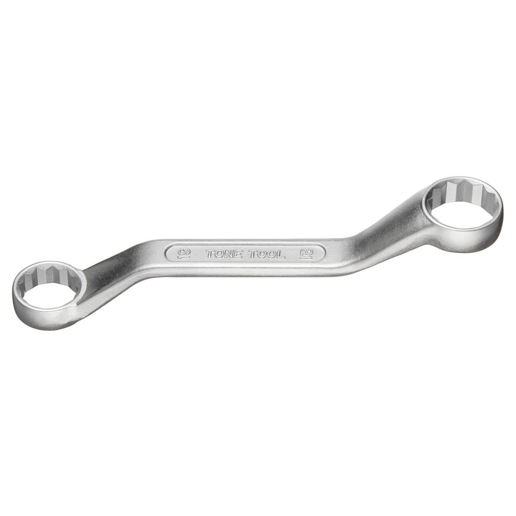 TONE Short Box Wrench Width Across Flats 19 X 21mm (45°) M46-1921