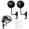 New Motorcycle Helmet Holder Wall Mount 180° Rotation Helmet Hanger Helmet Stand Rack Storage Hook for Motorcycle Bike Helmets