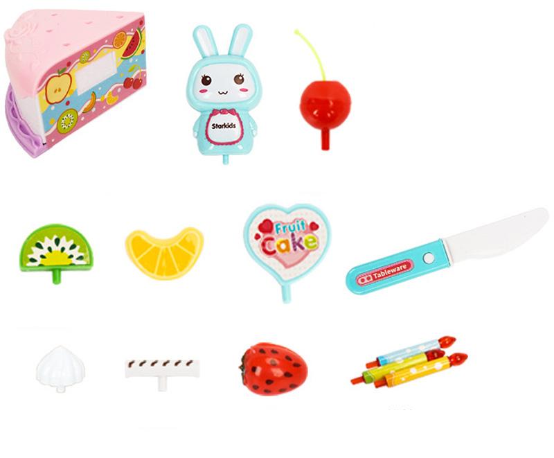 37PCS Children Simulation Chocolate Birthday Cake Play House Pretend Play Toy Cake Cutting Diy Toy Baby Birthday Gifts