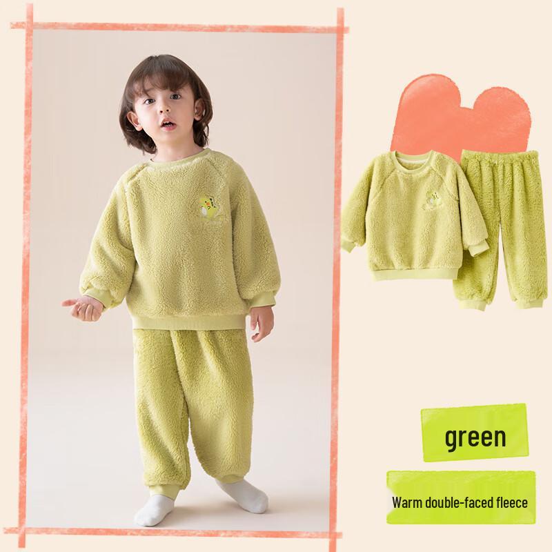 Cotton Bear Kids Fall/Winter Thermal Pajama Set