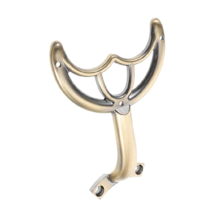 Gold Zinc Alloy Ceiling Fan Arm Arm Holder Support Modern Design, For Various Decoration Styles, Easy Angles Adjustment