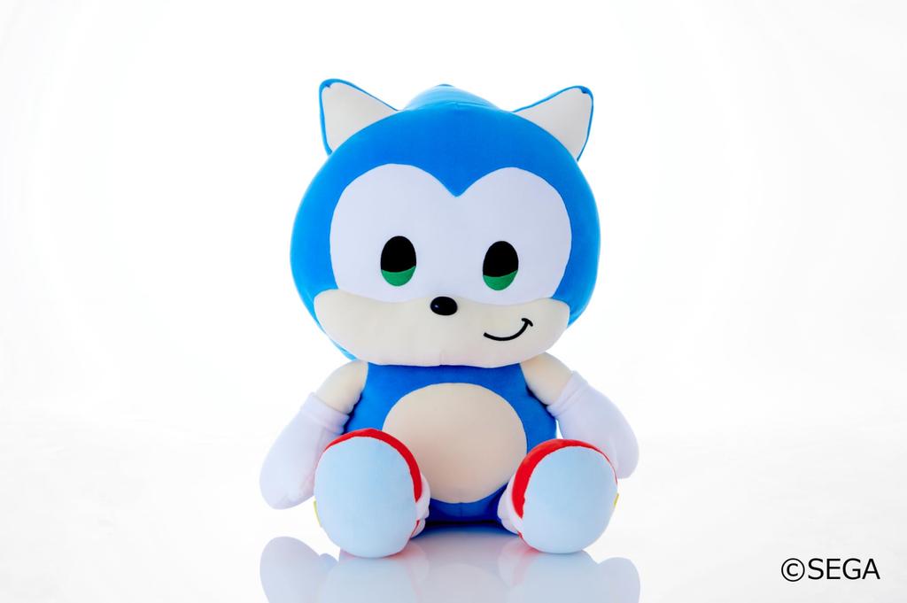 SEGA FAVE SONIC FRIENDS Mochi Fluffy Plush L Sonic &
