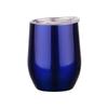 Cute Full Color Sprayed Office Vacuum Flask Coffee Mugs 10oz Double Wall Steel Egg Shape Water Cups