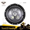 7-Inch LED Harley Headlight & Bracket Set for Jeep Wrangler