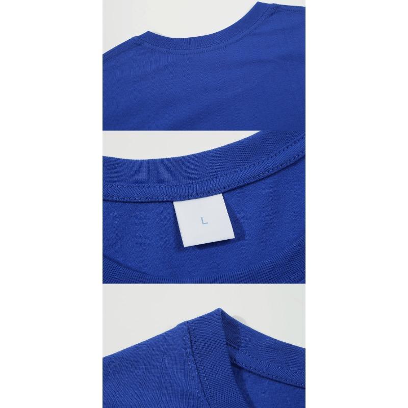 Men's Printed Cotton Short-sleeved T-shirt Summer Comfortable and Breathable Round-neck Tee Tops