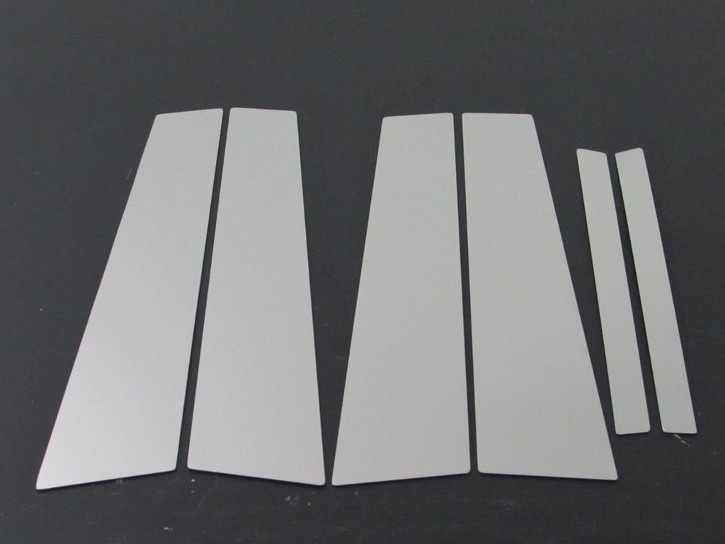 BRIGHTZ Stainless Steel Plated Pillar Panels for and LS600hL and Compatible with Visors Ultra-Mirror (6-Piece Set) LS460, LS460L, LS600h, (UVF45,