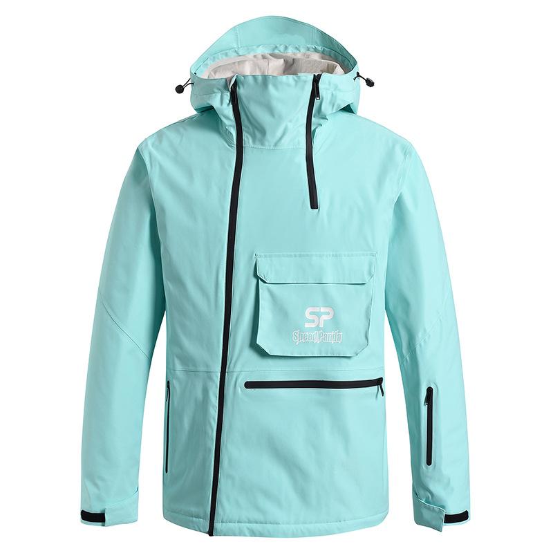 Лыжная куртка для женщин и мужчин, водонепроницаемая, ветрозащитная, утепленная, зимняя, для горных видов спорта на открытом воздухе, с капюшоном, теплая, для катания на лыжах, сноубордическая куртка с карманами