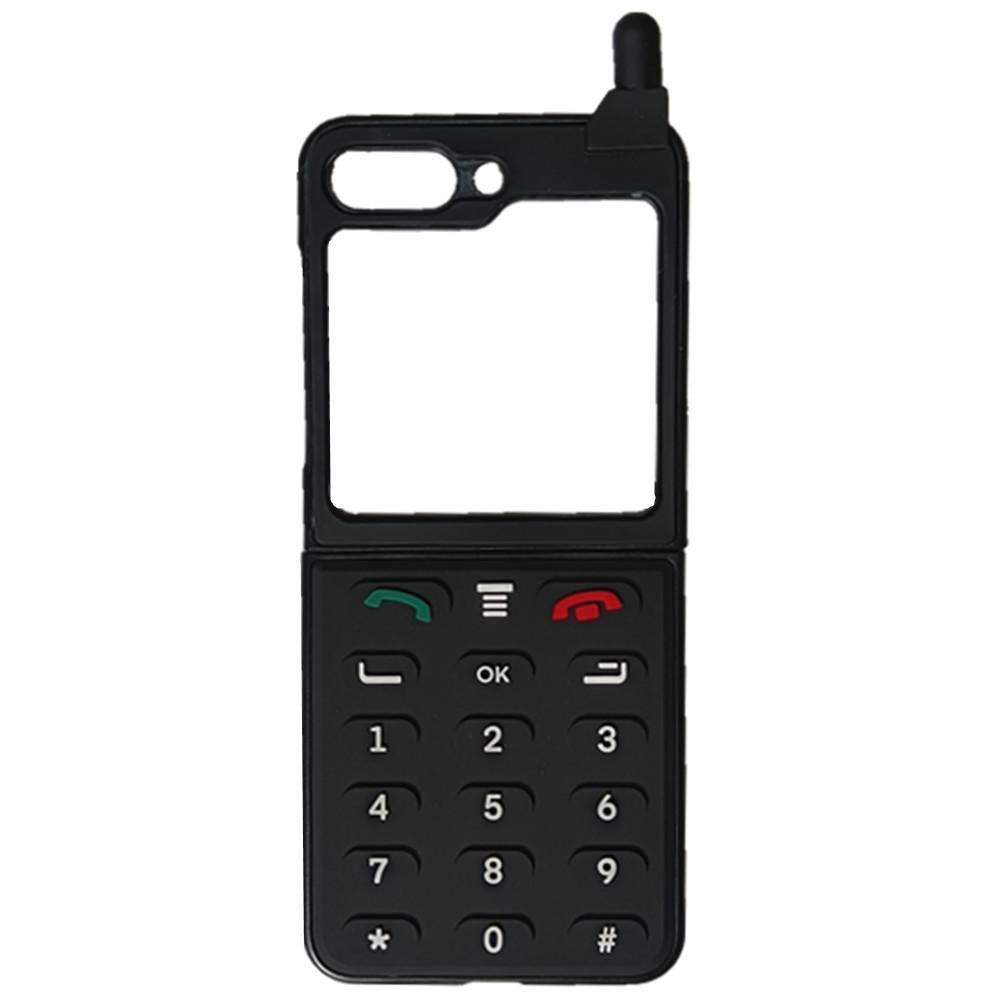 Классический чехол для телефона с 3D милой антенной Game Boy, геймпадом в стиле ретро для Samsung Galaxy Z Flip5 Flip 5 4 3, жесткий пластиковый силиконовый чехол