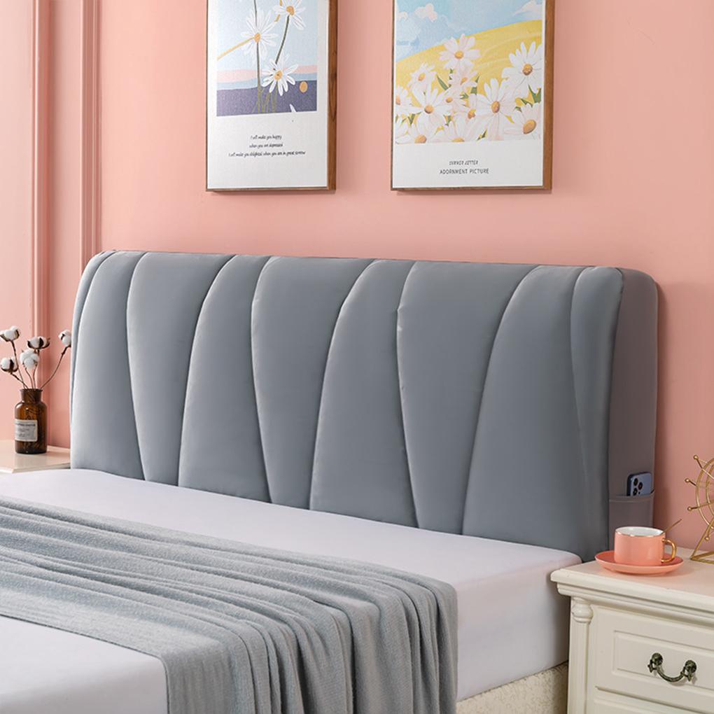 Утолщенный обитый моющийся универсальный защитный чехол для изголовья кровати Попрощайтесь с пылью и пятнами