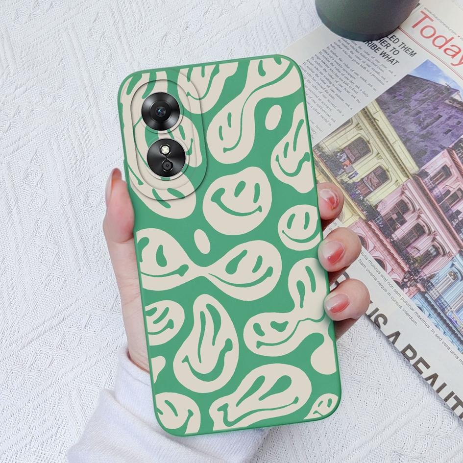 Чехол для OPPO A33 A36 A52 A53S A57 A58 A1 A1Pro 5G A15 A17, роскошный модный противоударный матовый квадратный жидкий силиконовый чехол для задней панели для OPPO A9 Fundas Coque