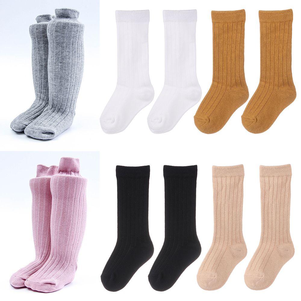 Детские носки для малышей, длинные, теплые, зимние, детские, хлопковые, гольфы, гетры