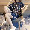 Women's Summer Cartoon Pajama Set - Cute Korean Style Christmas Short Sleeve & Shorts Homewear