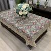 Rectangle Tablecloth Luxury Embroidery Lace Table Cover Flower Elegant Hollow Out Table Cloth Towels Dining Table Decoration