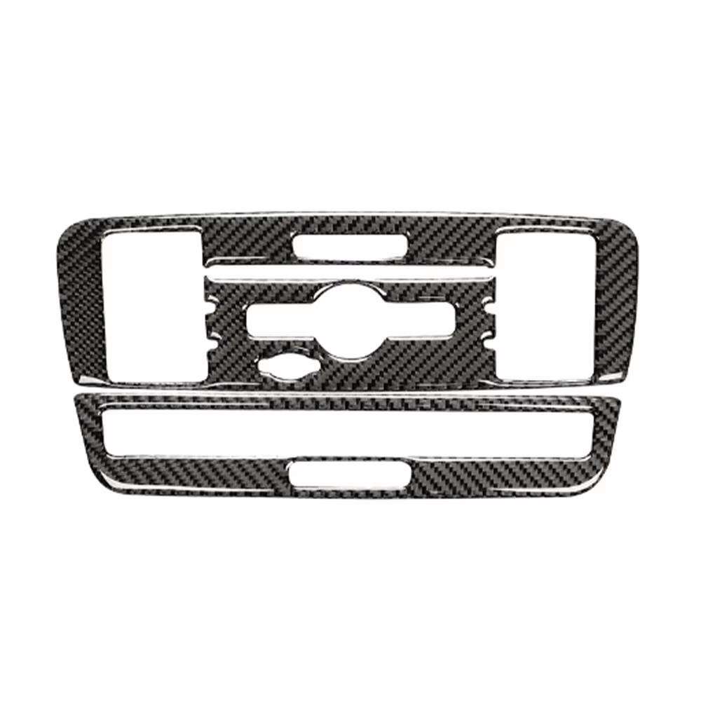 Наклейка из углеродного волокна накладка на панель управления CD и кондиционером для Mercedes Benz A Class GLA CLA 2016 2017 2018